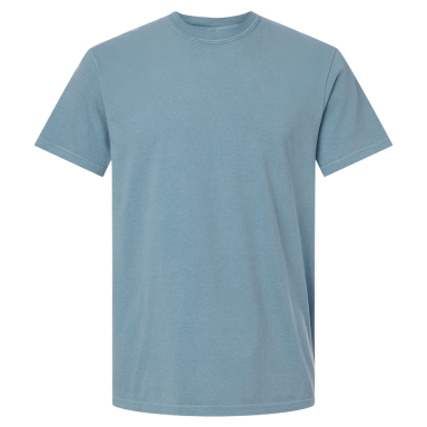 Adult Garment Dye T-shirt Ice Blue (GDT-100)